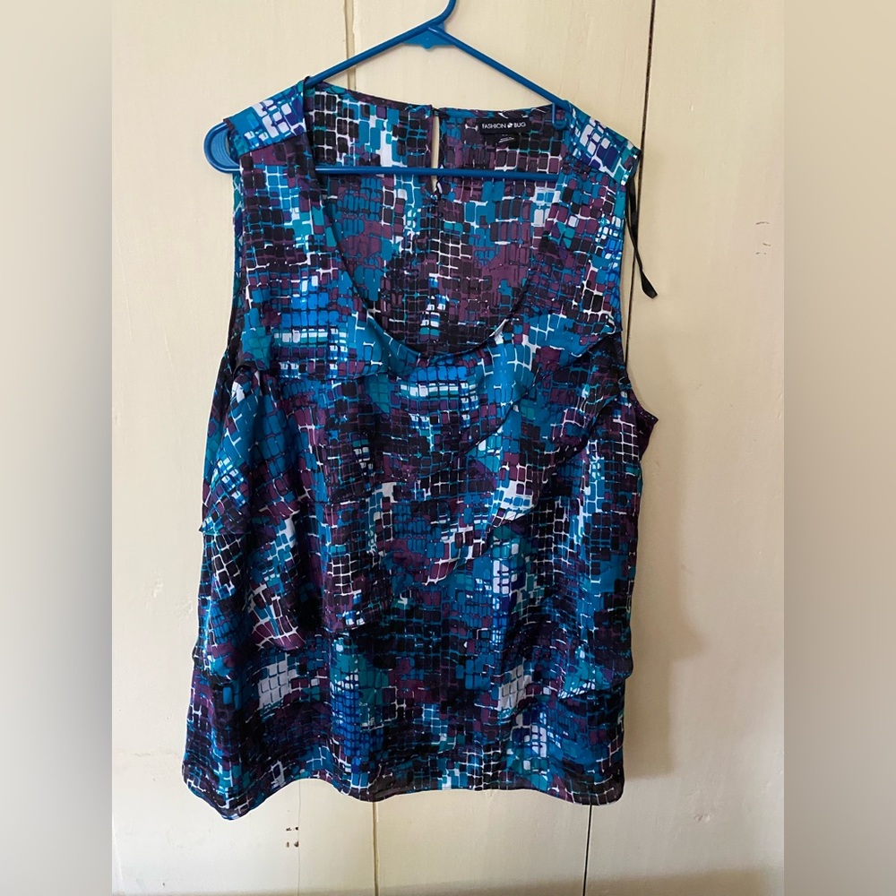 Fashion bug sleeveless top 2xl